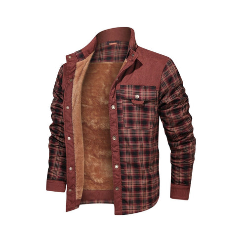 Men's Jacket Fleece Thick Army Coat Autumn Winter Jacket